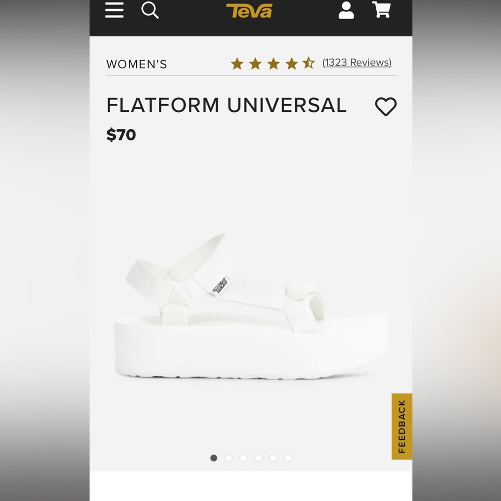 Teva Women’s Universal Flatform Sandal Size 8